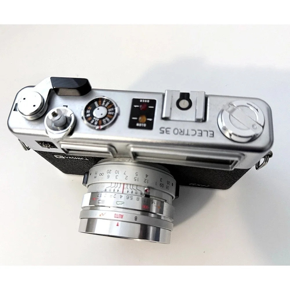 Yashica Electro 35 GSN 45mm f/1.7 35mm Film Spider-Man Rangefinder Camera Flash